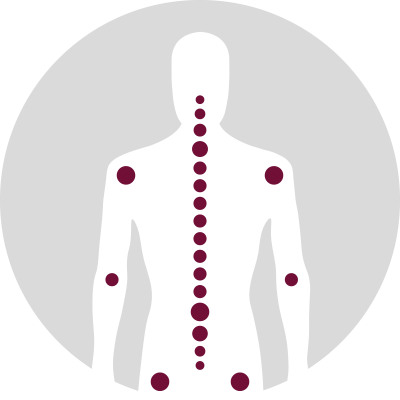 Icon mit skizzierten Händen welches die therapeutische Arbeit symbolisieren soll