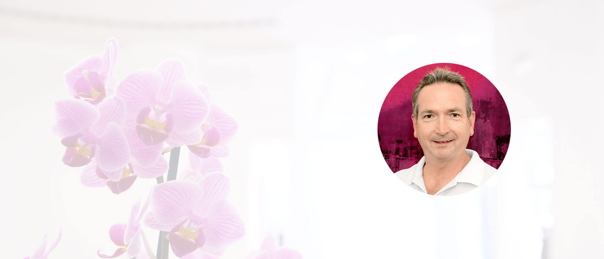 Therapeut Herrn Dieter Zwick, Mitarbeiter der Osteopathie.Kö.